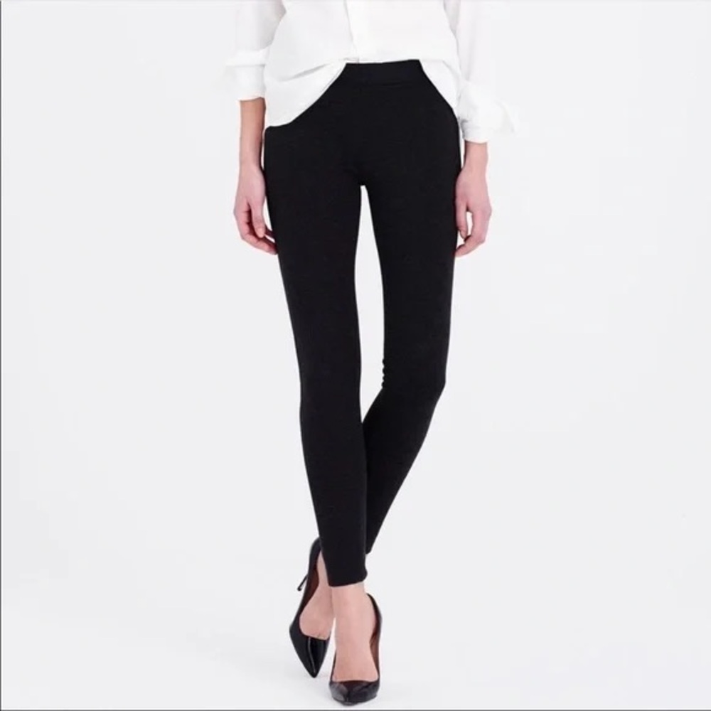 J. CREW // SZ 6 // the Gigi pant, black ponte // NWT // retail $98